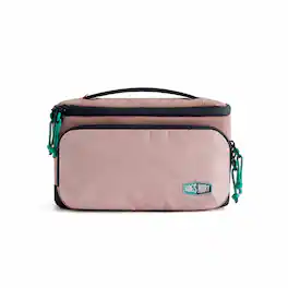 Bagsmart - Blast 4.5L Hanging Toiletry Bag, Waterproof Travel Organizer with Dry-Wet Separation for Travel & Daily Use - Rose Dawn