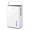Front. Costway - Costway Dehumidifier for Home, 6000 Sq.Ft 120 Pint Compressor Dehumidifier with Drain Hose - White.