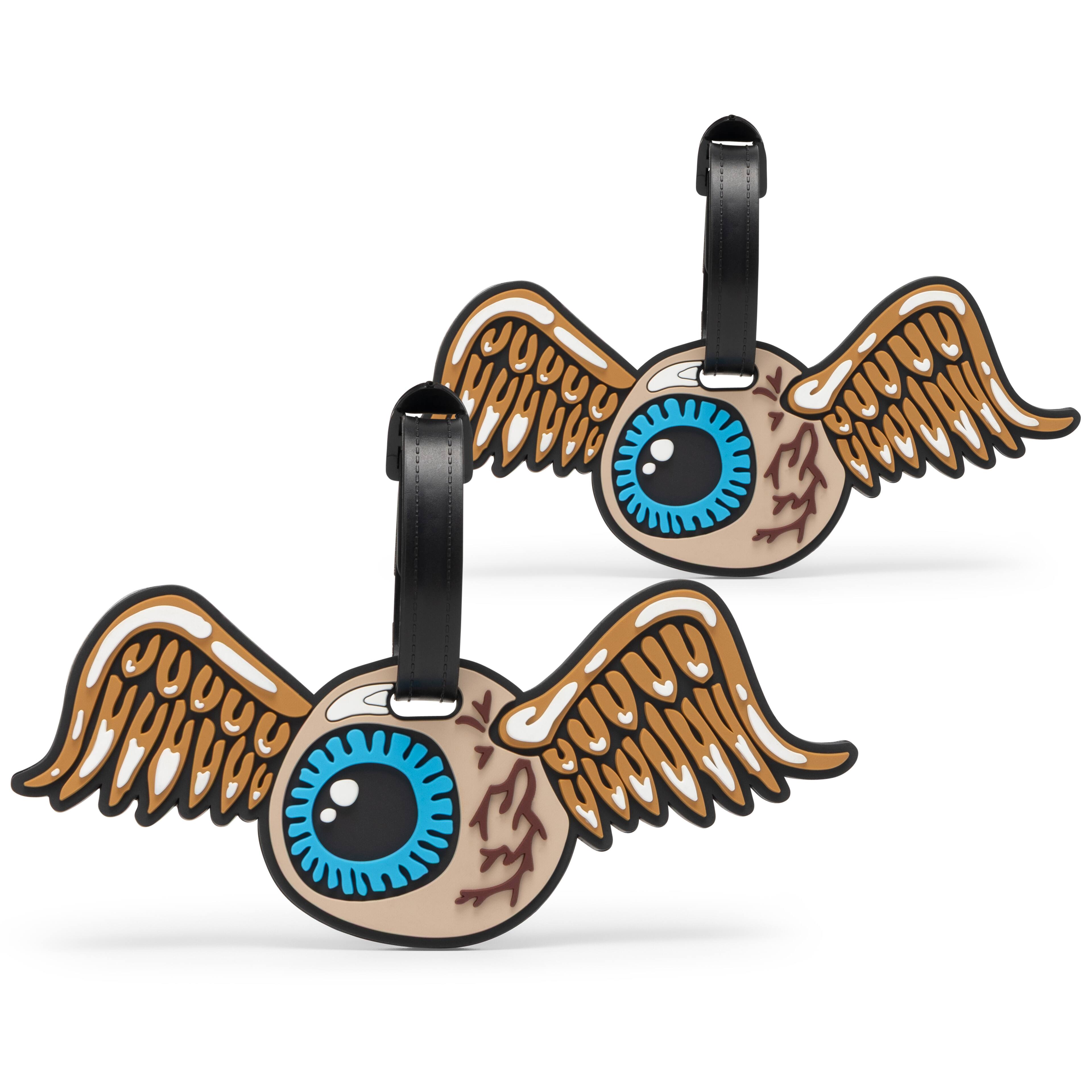 Von Dutch - 2-Piece Suitcase ID Tag Set with Adjustable Straps - Flying Eyeball price history on PriceWatchPro