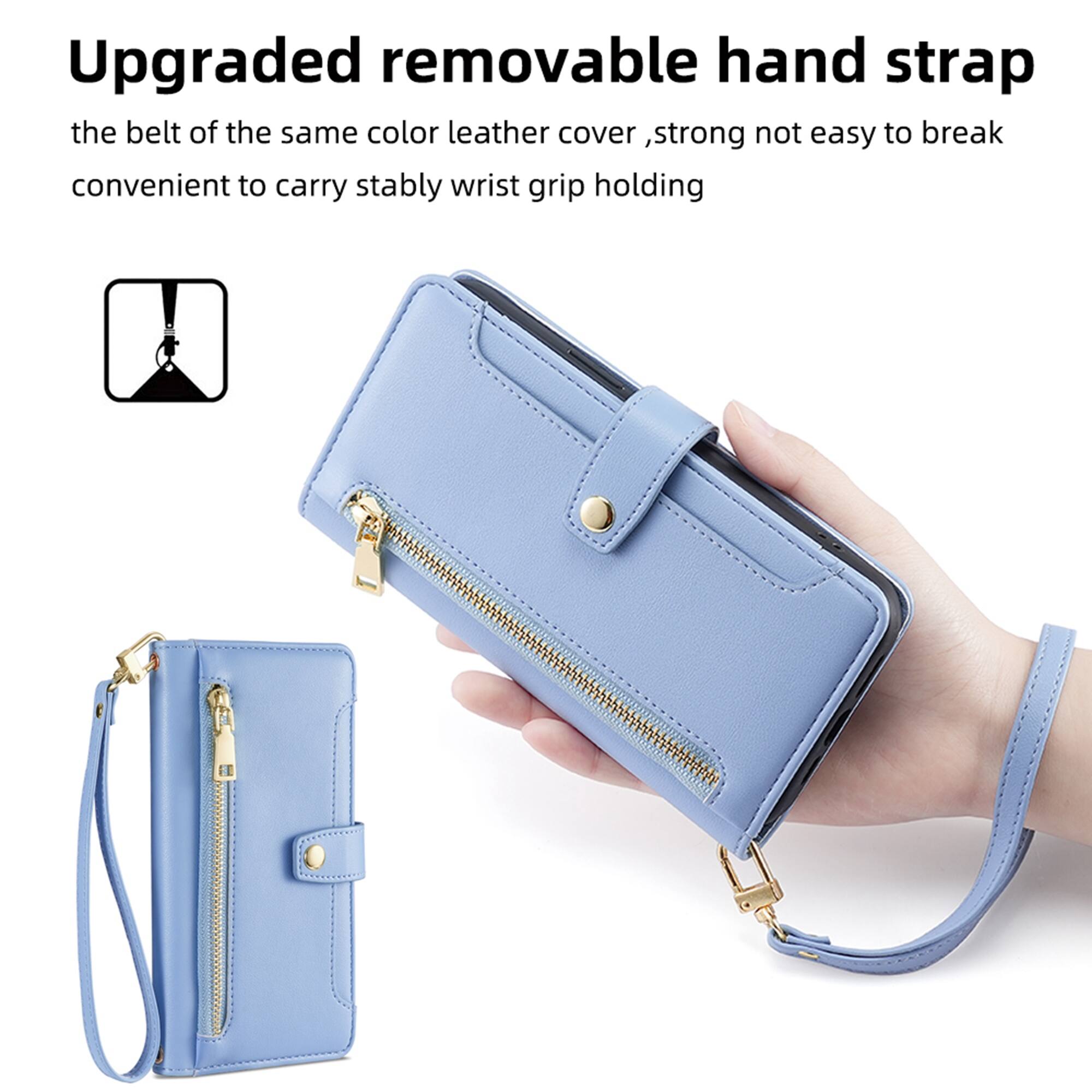 Upgraded removable hand strap  
the belt of the same color leather cover, strong not easy to break  
convenient to carry stably wrist grip holding