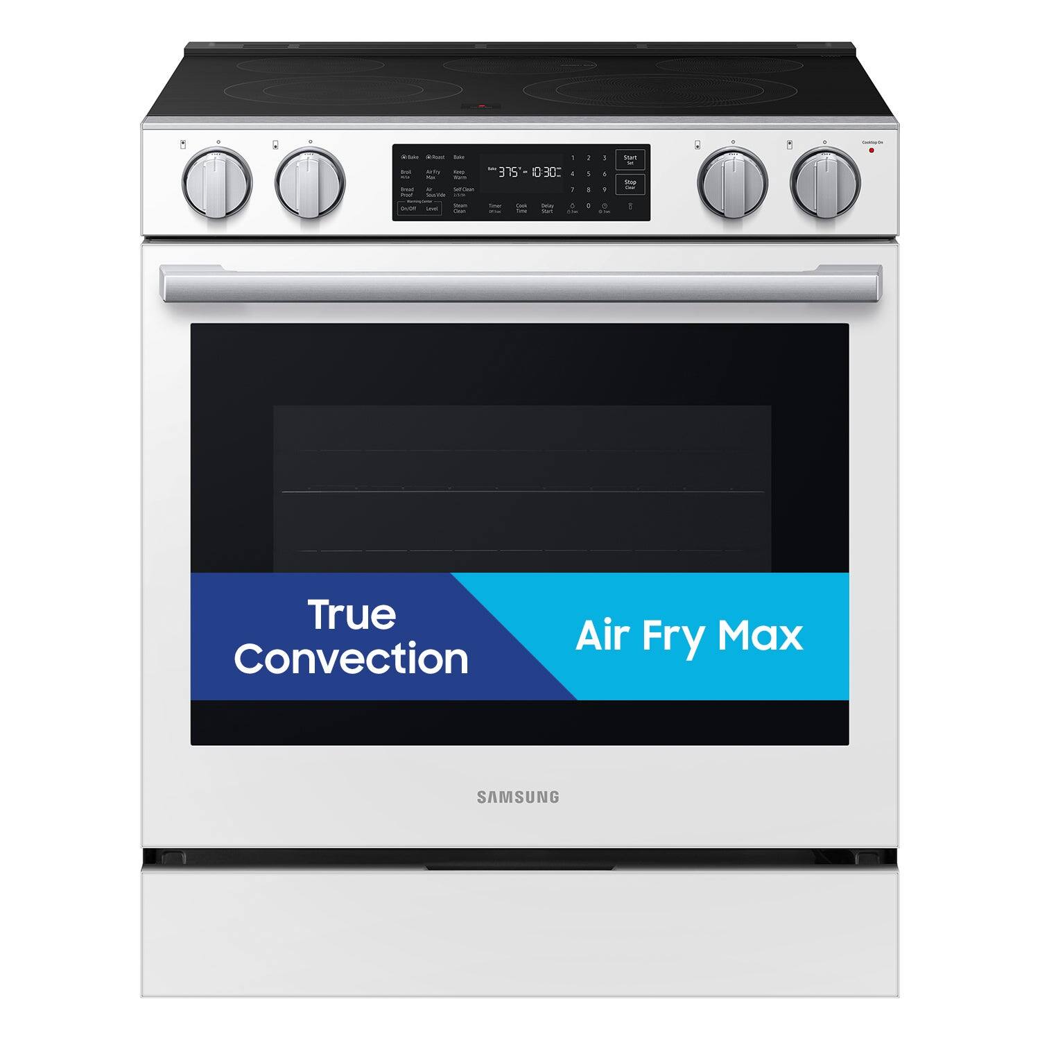 - I d - SLE 30 . I - 1 - . a - -om -  : - : - - - I I +  True Convection Air Fry Max SAMSUNG
