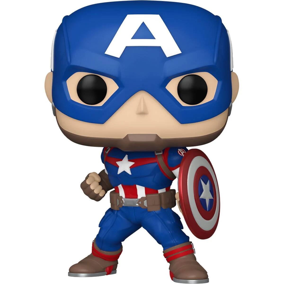 Angle. Funko - Funko Pop! Marvel New Classics - Captain America - Multicolor.