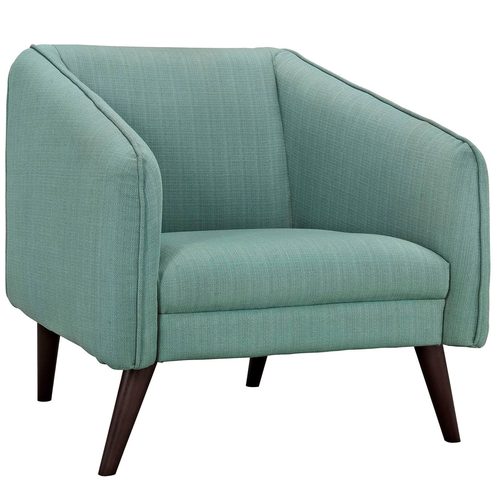 Angle. Modway - Slide Upholstered Fabric Armchair by Modway - Laguna.