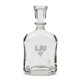 Jardine - LIU Sharks Team Design 23.75oz. Crystal Whiskey Decanter - Multicolor