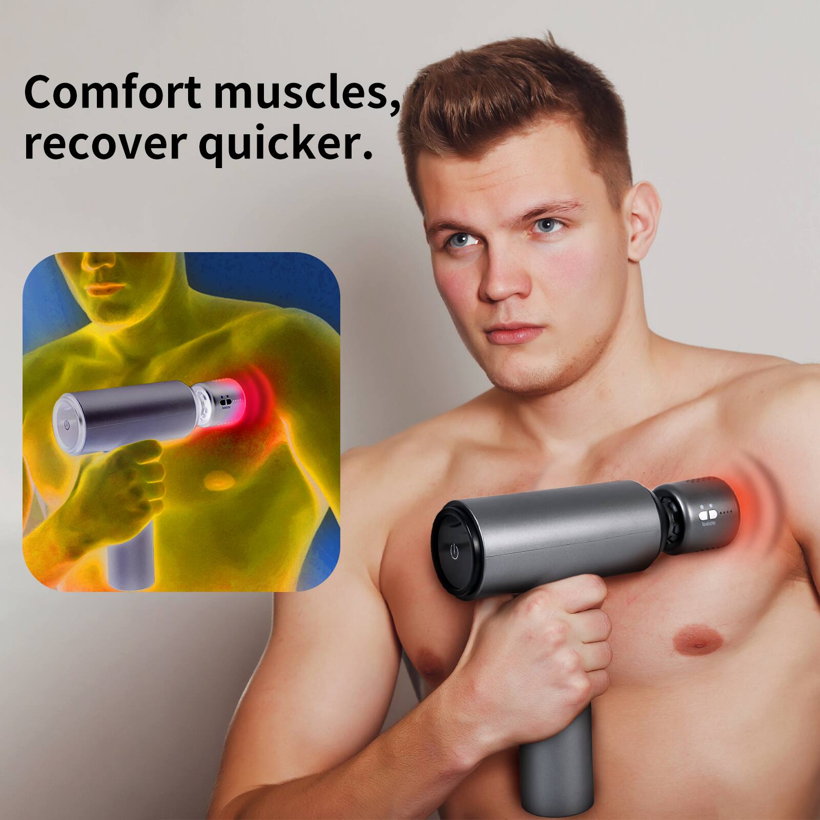 Comfort muscles, recover quicker.