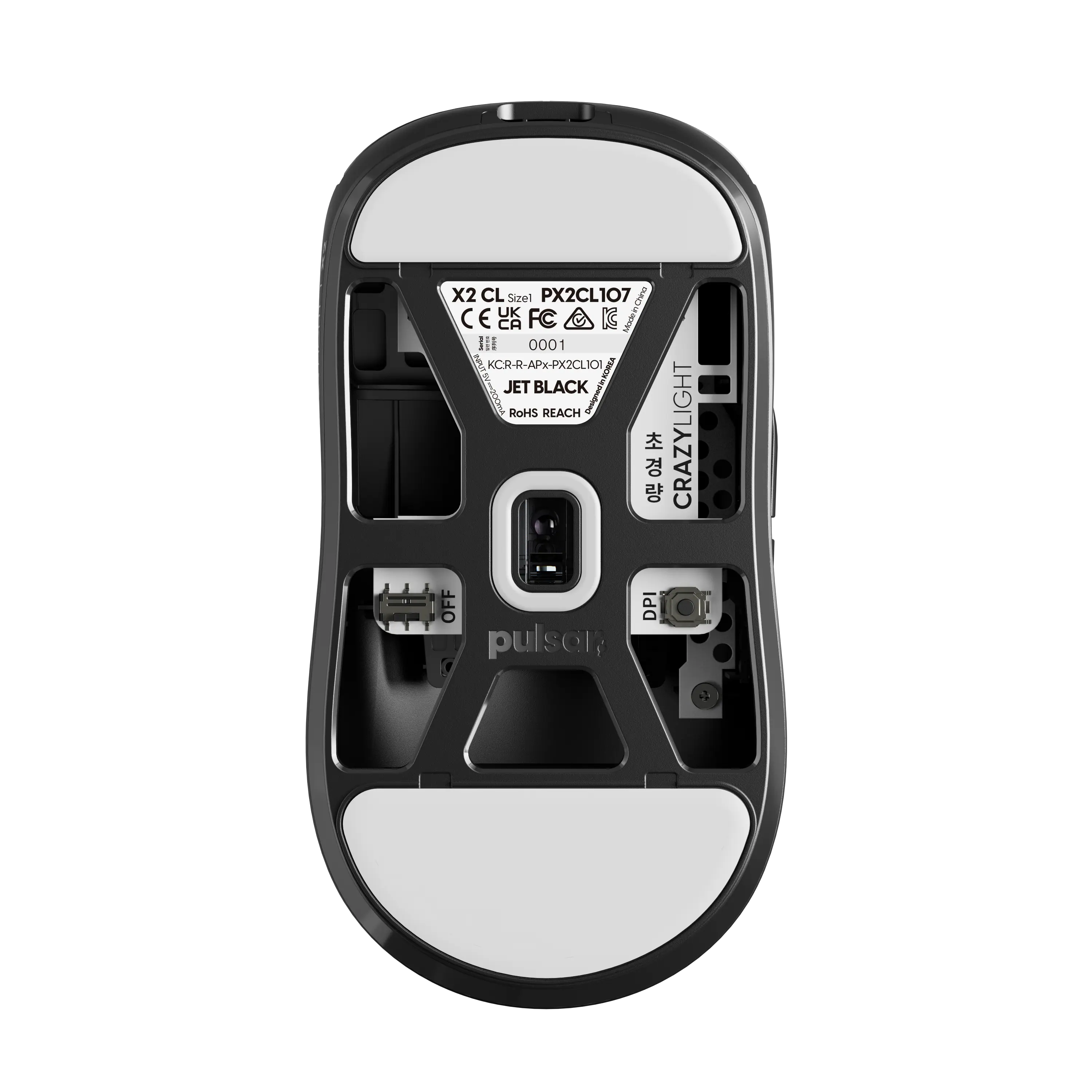 Pulsar X2 CRAZYLIGHT Mini Wireless Gaming Mouse Wireless Jet