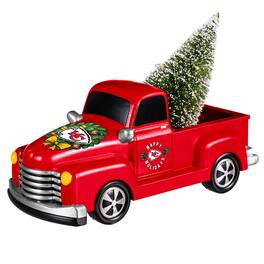 Evergreen Enterprises - Kansas City Chiefs 9" Holiday Rally Truck LED Statue - Multicolor