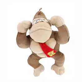 Johnny's Toys - Nintendo Super Mario 15 Inch Character Plush | Donkey Kong - Brown