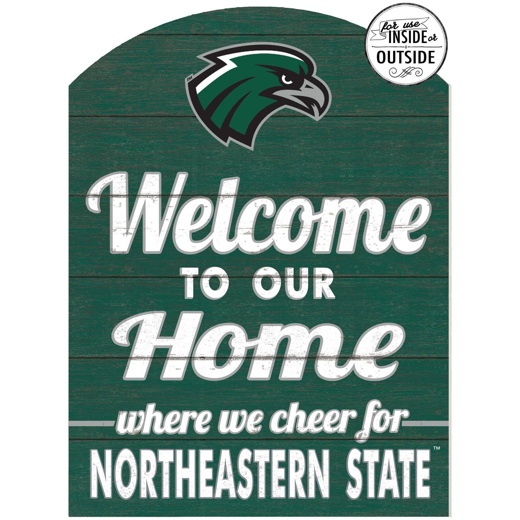 Northeastern State Riverhawks 16'' x 22'' Indoor/Outdoor Marquee Sign