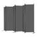 Alt View 5. VEVOR - Room Divider, 6 Panel Room Divider, Folding Privacy Screen and Portable Partition Divider for Room Separation - Gray.