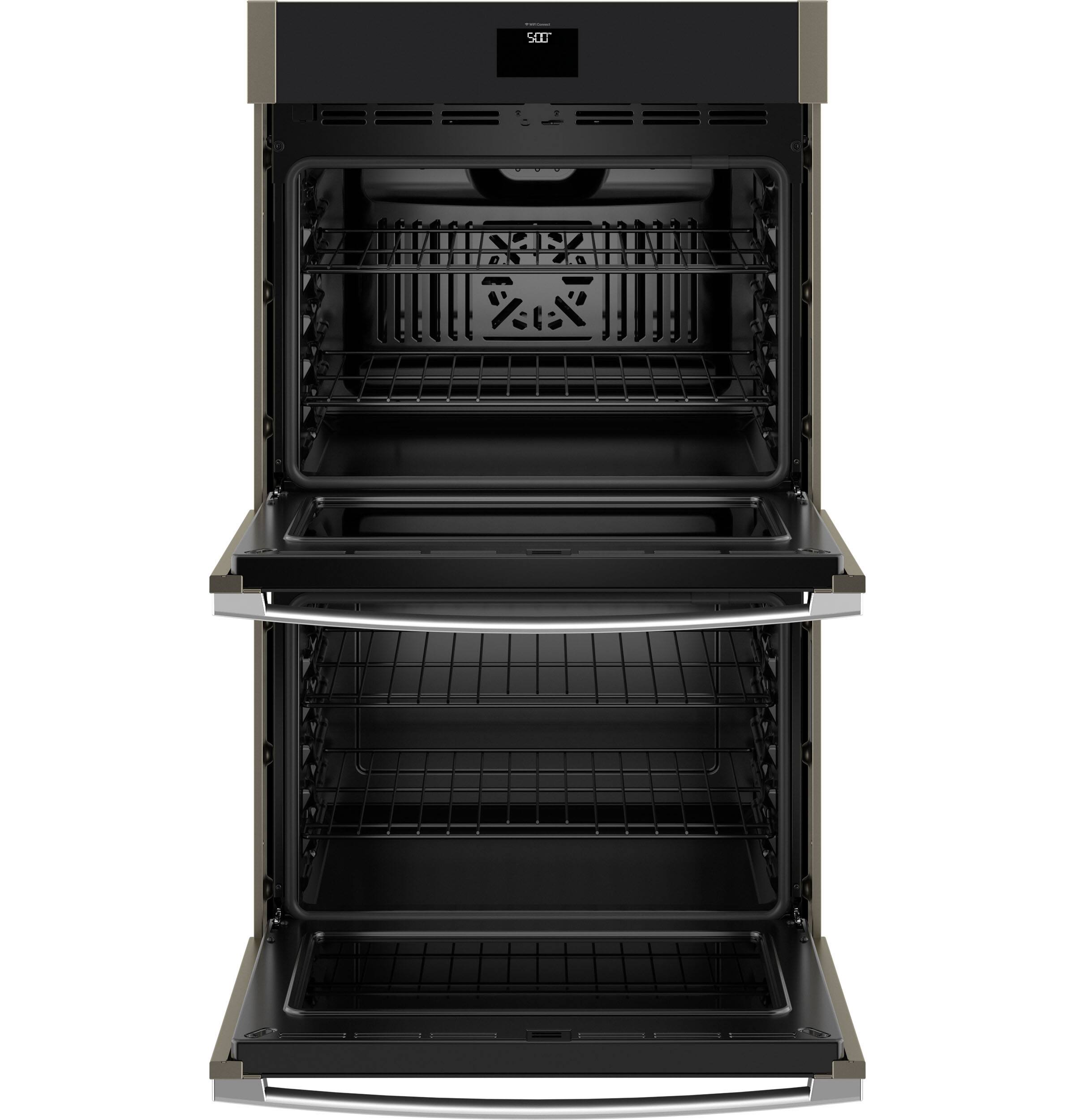 Alt View 11. GE - 30" Built-In Electric Convection Double Wall Oven with No Preheat Air Fry - Slate.