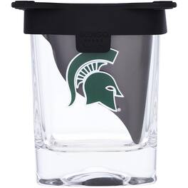 Indigo Falls - Michigan State Spartans 10oz. Ice Wedge Glass - Multicolor