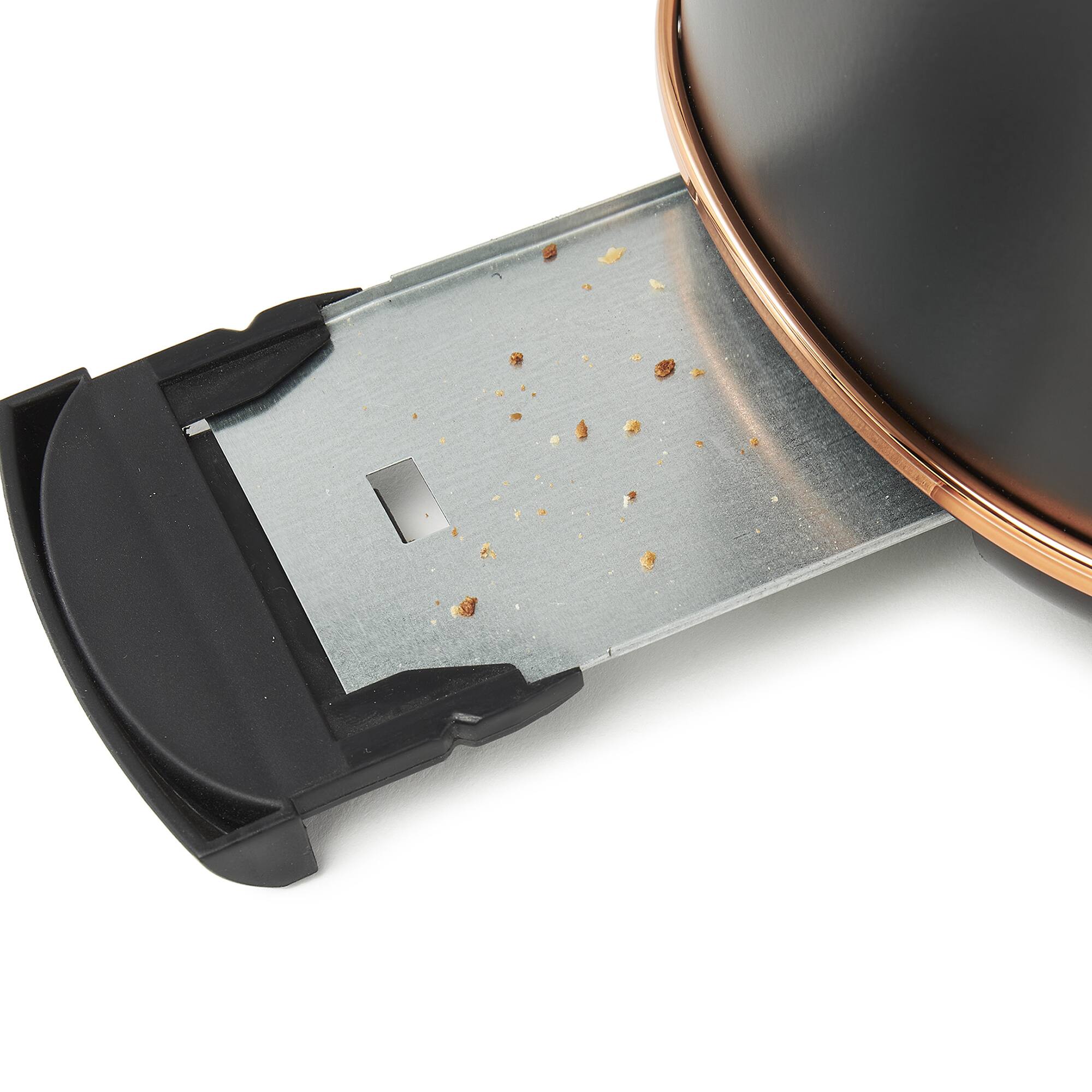 Alt View 8. Haden - Haden Dorset 2 Slice Wide Slot Toaster & 12 Cup Coffee Maker, Black & Copper - Black/Copper.