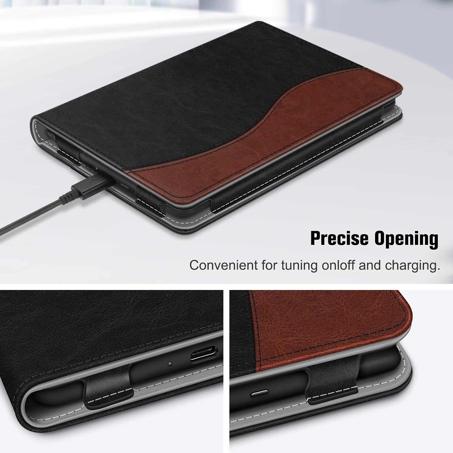 Precise Opening  
Convenient for tuning on/off and charging.