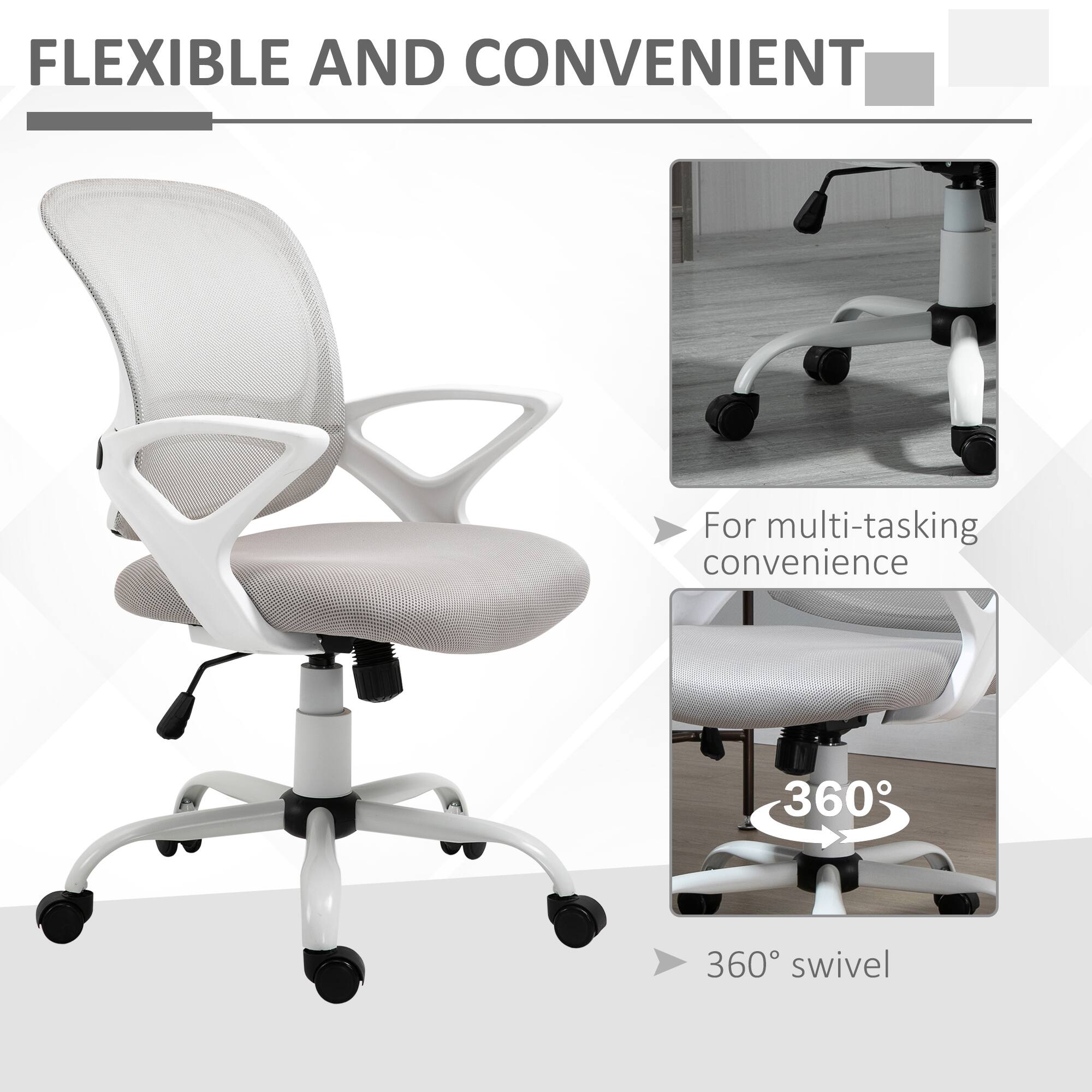 FLEXIBLE AND CONVENIENT

For multi-tasking convenience

360° swivel