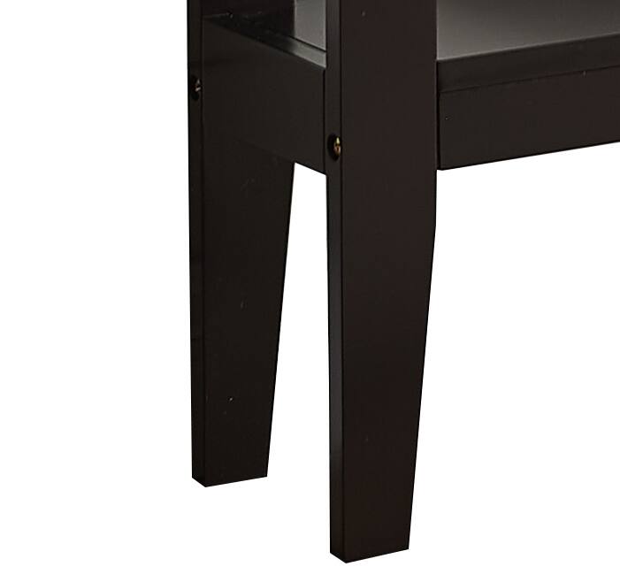 Alt View 1. Kings Brand Furniture - Kings Brand Furniture Entryway Table - Narrow Console Table - Console Table with Storage - Dark Brown.