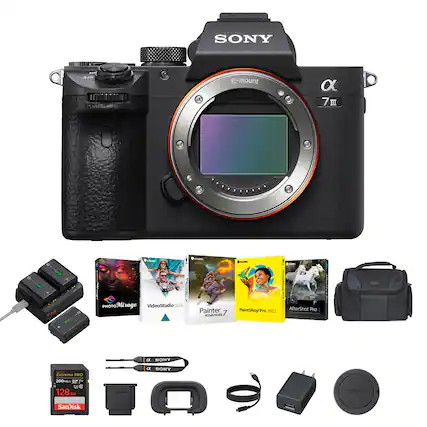 SONY E-mount α 7 III
- Pontiert PHOTOMirage
- VideoStudio2020
- Painter essentials
- PaintShop Pro 2022
- AfterShot Pro
- Extreme PRO 200 a 2 wS 128
- SanDisk