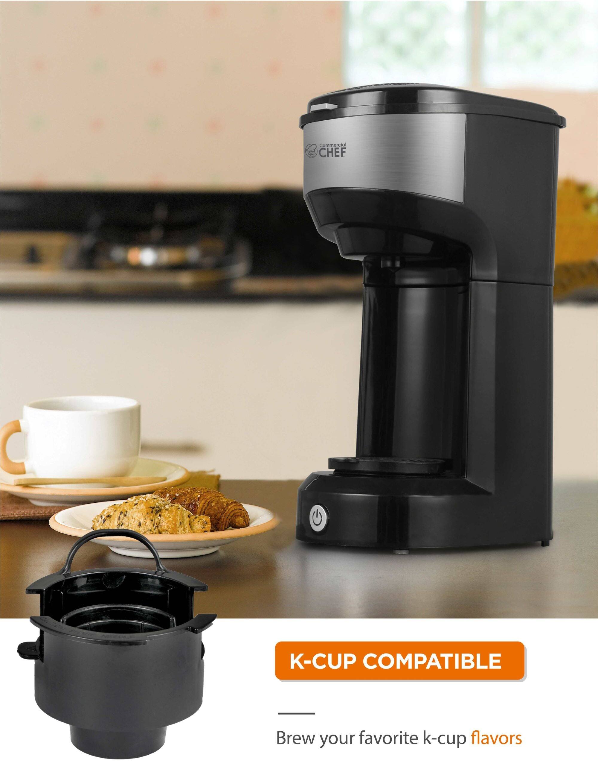 Commercial CHEF K-CUP COMPATIBLE
Brew your favorite k-cup flavors