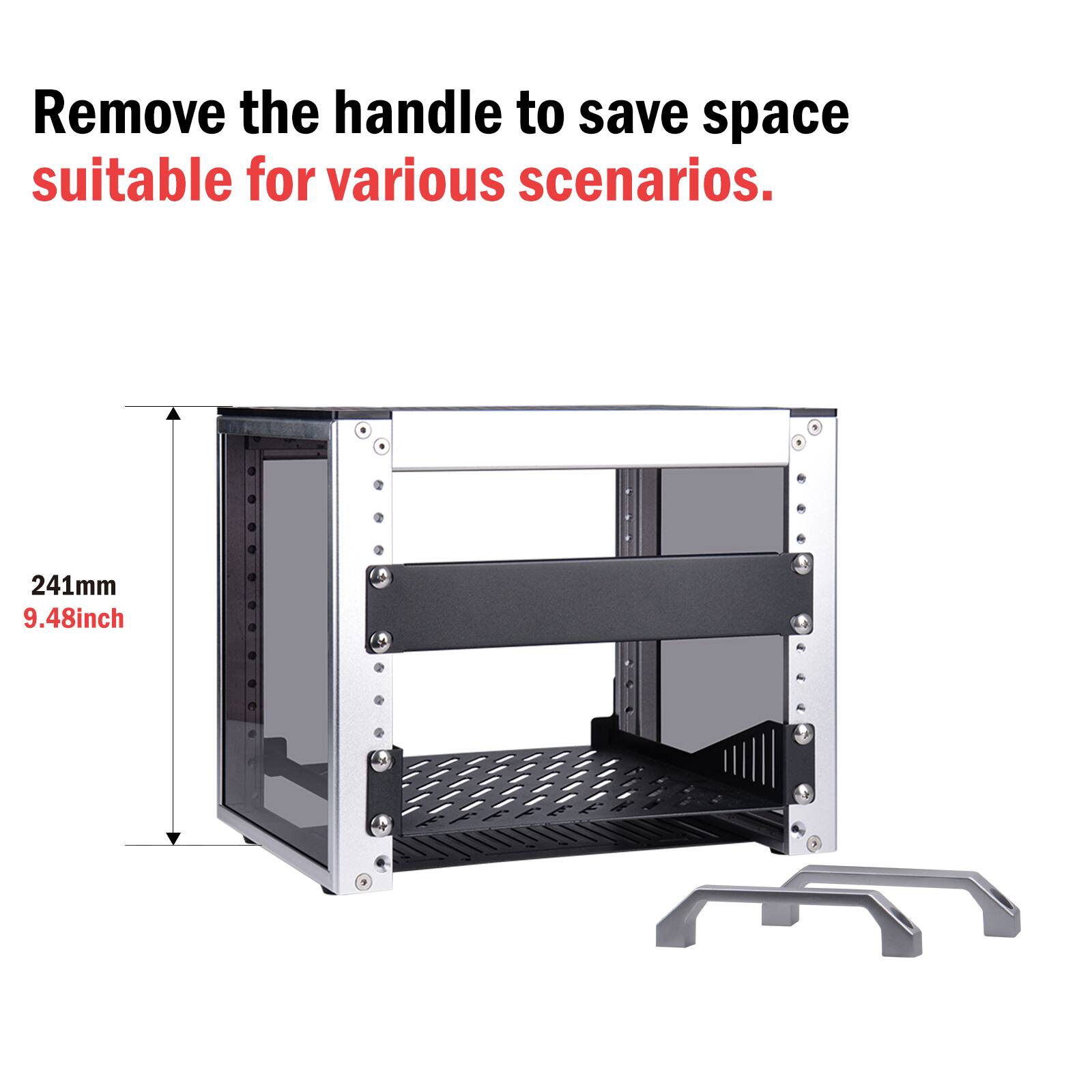 Remove the handle to save space suitable for various scenarios.

241mm 9.48inch