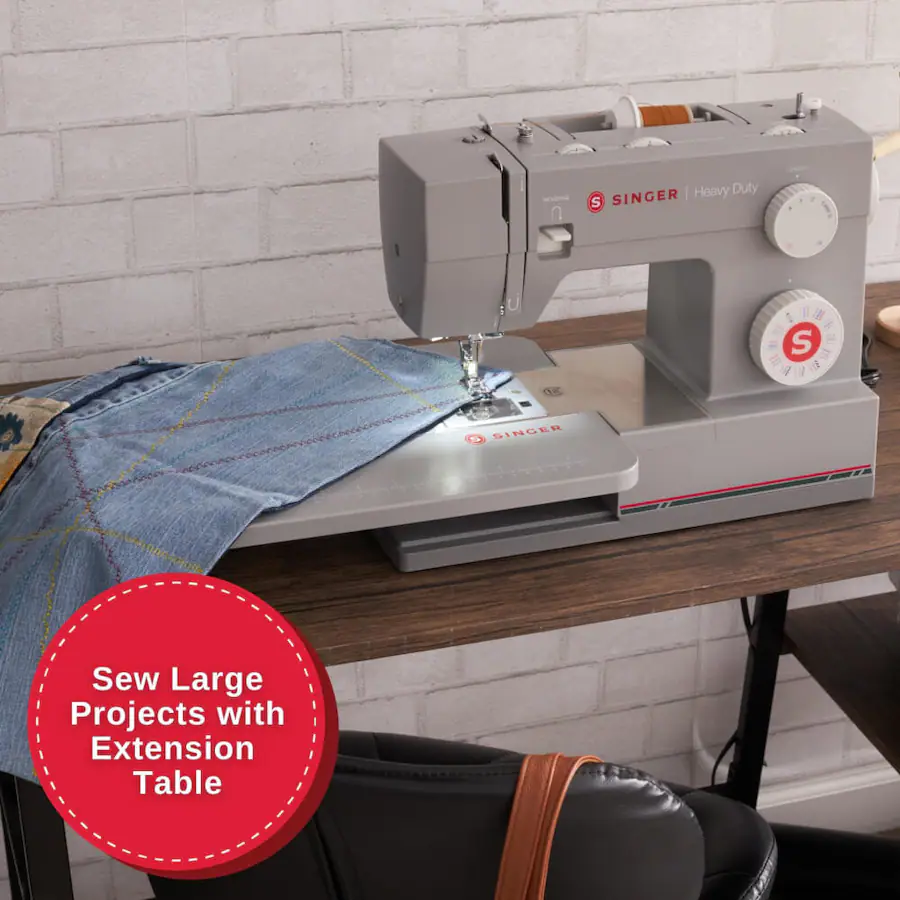 Singerproducts Singer 64S Heavy Duty Sewing Machine with Extension Table Gray 64S ...