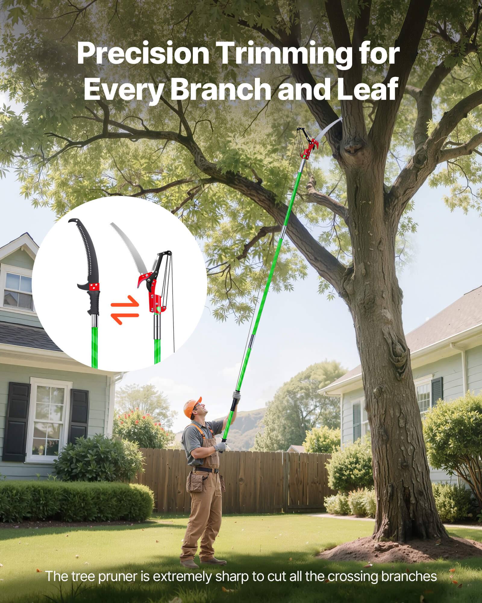 Precision Trimming for Every Branch and Leaf

The tree pruner is extremely sharp to cut all the crossing branches.