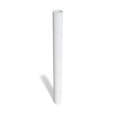 Alt View 2. Staples - 3" x 36" Mailing Tube with Caps, 12/Carton - White.