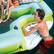 Alt View Zoom 1. Intex - Intex: Seascape Island - Inflatable Relaxation Island Float, Lime Mint & White.