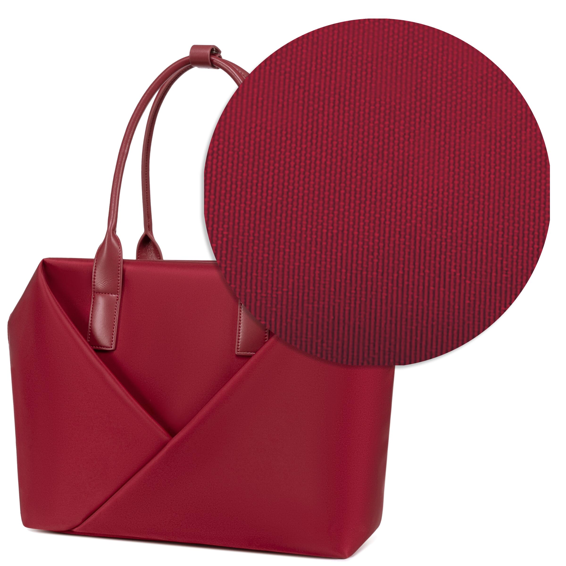 Angle. Lux & Nyx - Lux & Nyx - Origami 15" Laptop Tote - Crimson - Crimson.