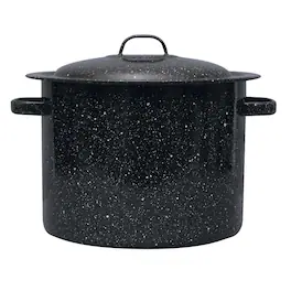 Granite Ware - Stock Pot, 12 Qt - Speckled Black