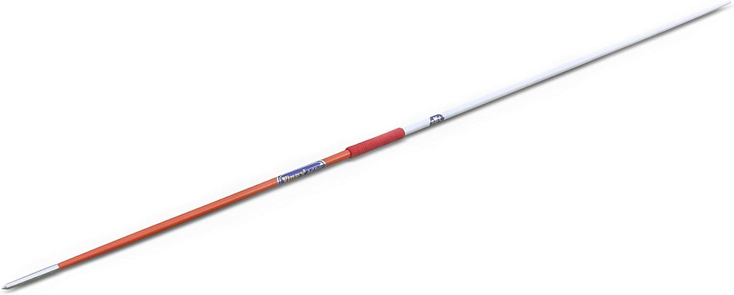 Front. Amber Sporting Goods - Premium Aluminum Javelin for Track & Field, Competition, and Training, NCAA & IAAF Approved, 300GM, 35–65M - Color may vary.