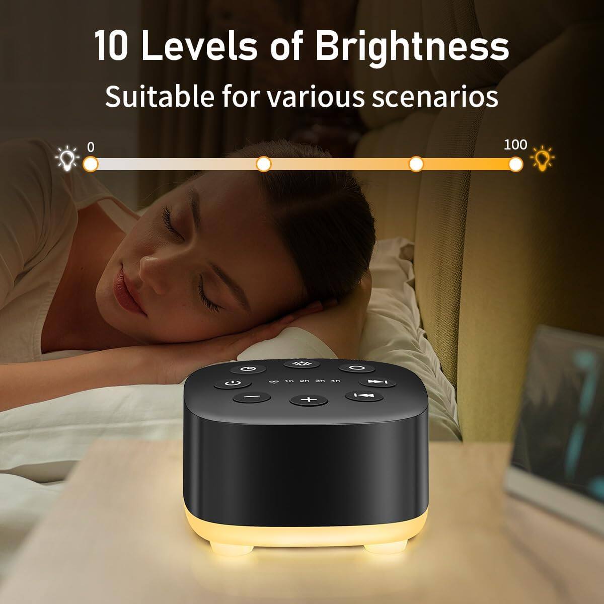 10 Levels of Brightness  
Suitable for various scenarios  
0 100
