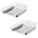 Alt View 11. TRINITY - PRO EcoStorage 13" Sliding Drawer 2-Pack Chrome - Chrome.