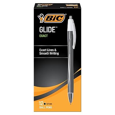 BIC GLIDE™ EXACT  
Exact Lines & Smooth Writing  
12 BALL PENS  
0.7 mm