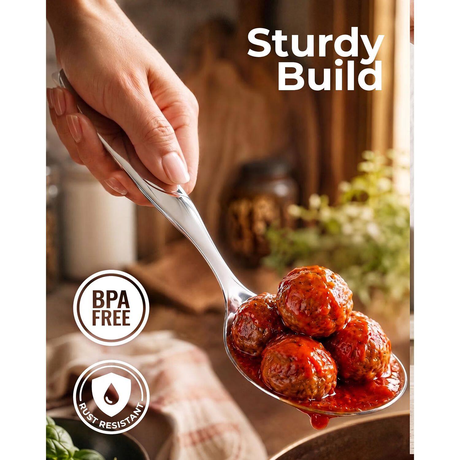 Sturdy Build  
BPA FREE  
RUST RESISTANT