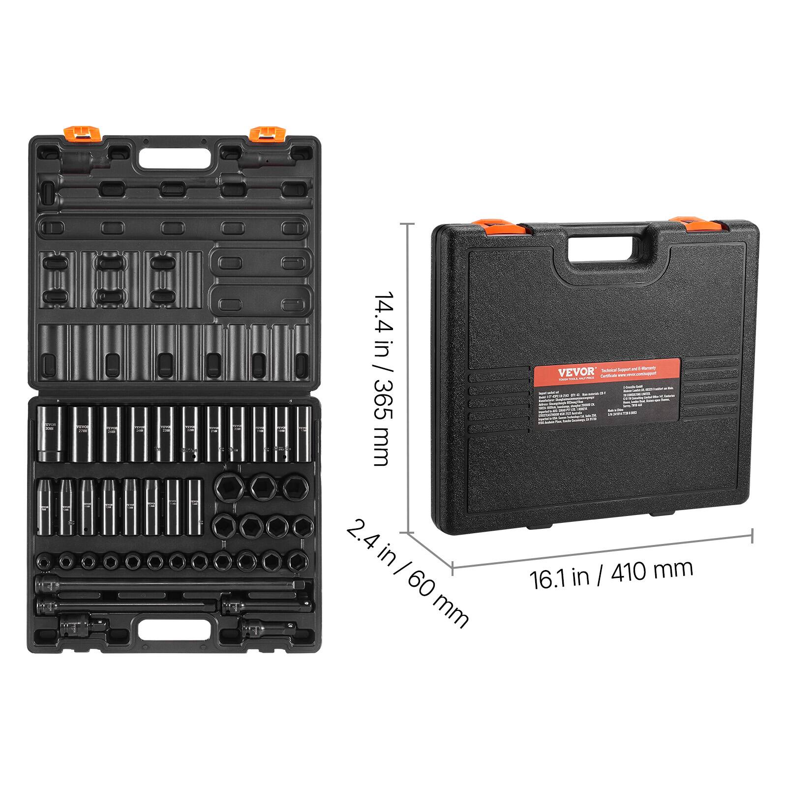 L 14.4 in / 365 mm
2.4 in / 60 mm
16.1 in / 410 mm