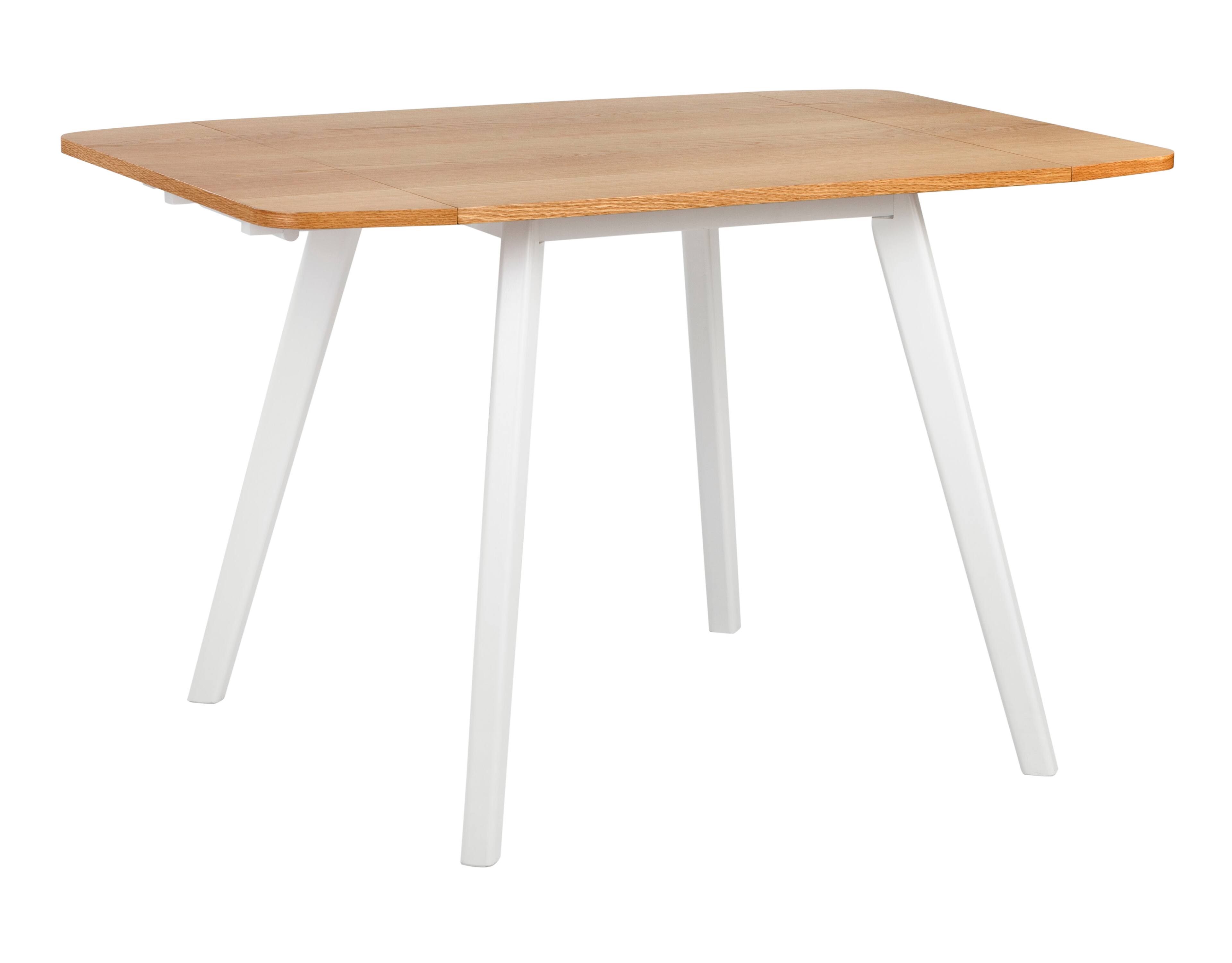 Back. Universal Expert - Universal Expert Abacus Extendable Dining Table, Oak and White - Oak and White.