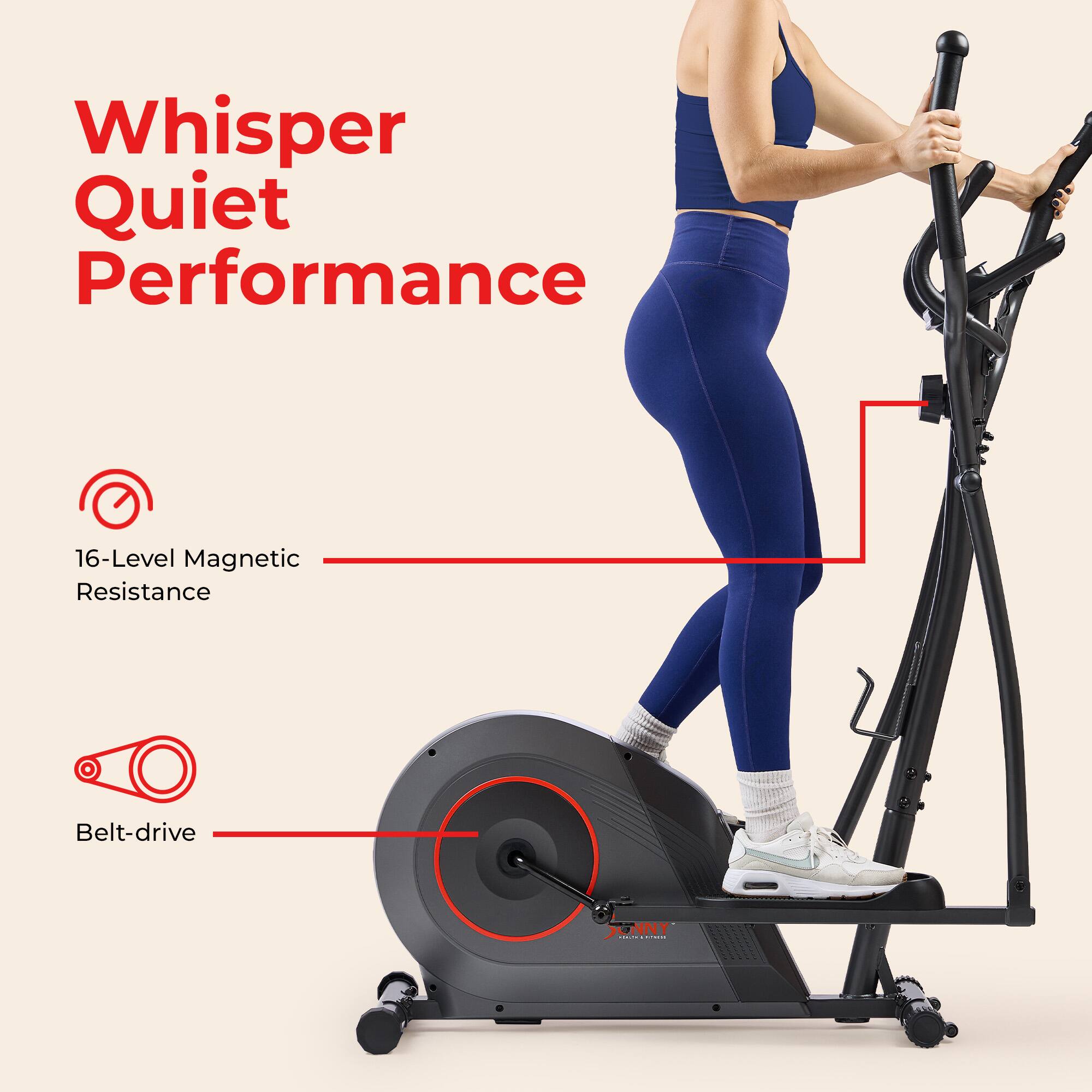 Whisper Quiet Performance

16-Level Magnetic Resistance

Belt-drive
