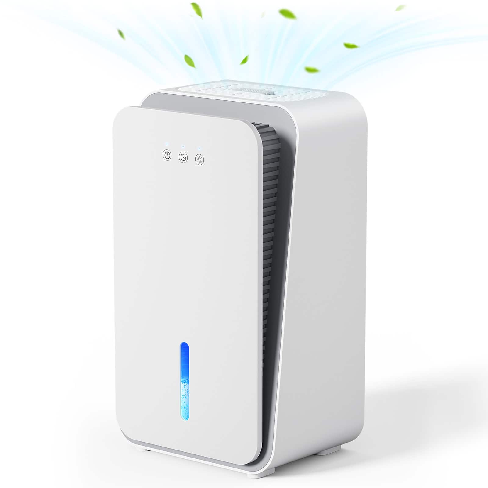 Front. Teendow - Teendow Dehumidifier for Home, 1000 Sq.Ft, Auto Shut-Off, Quiet Mode, Aromatherapy, 7-Color LED - White.