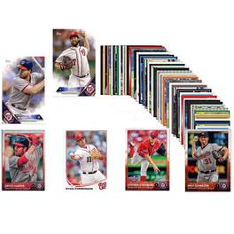 C&I Collectibles - Washington Nationals Trading Card 50-Count Set - Multicolor