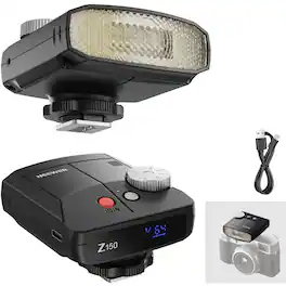 Neewer - Z150 Speedlite for Canon/Nikon/Sony/Fuji, No TTL, 3.1s Recycle, Compact Manual Flash