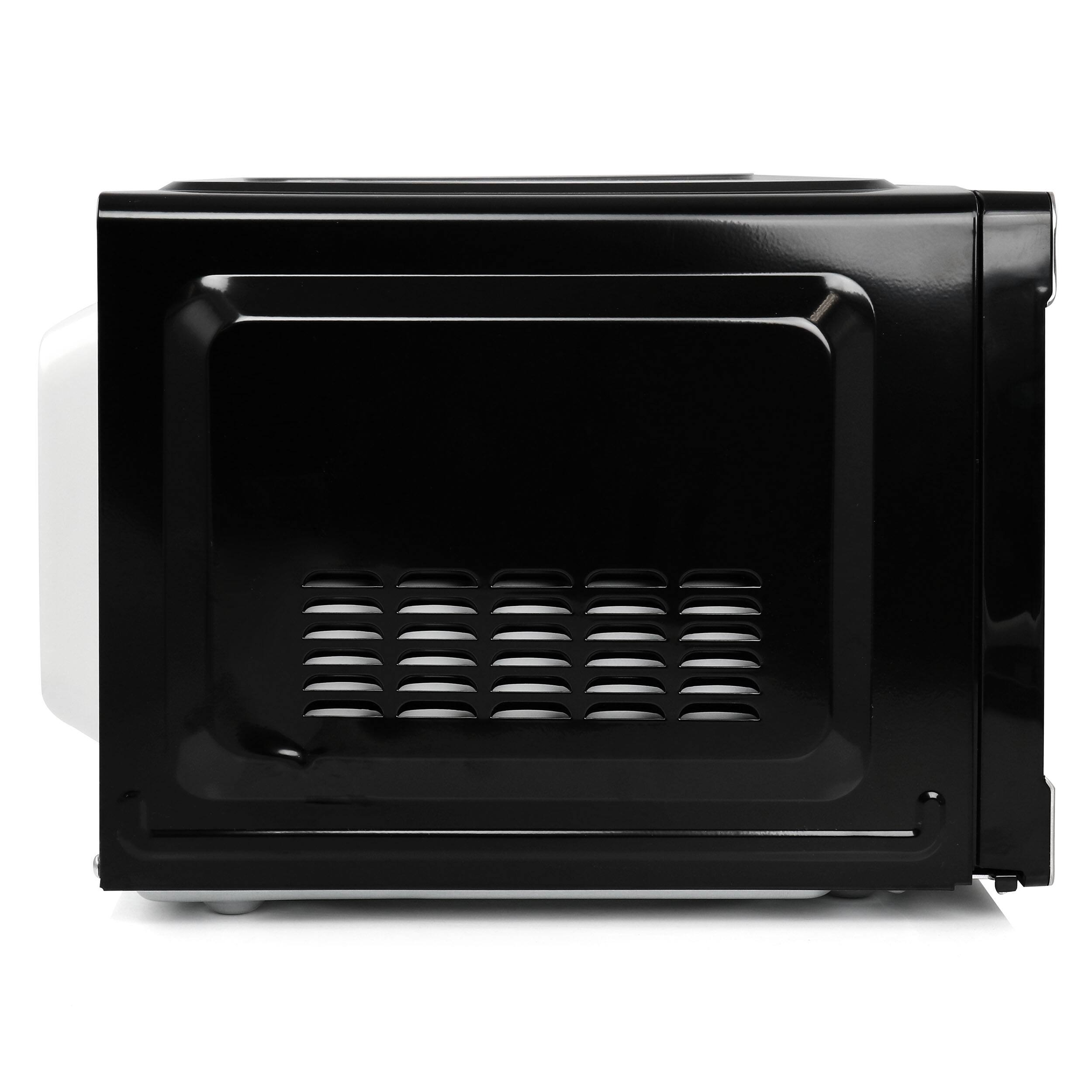 Alt View 4. Hamilton Beach - Hamilton Beach 1.1 Cu. Ft. 1000 Watt Countertop Microwave Oven in Black - Black.