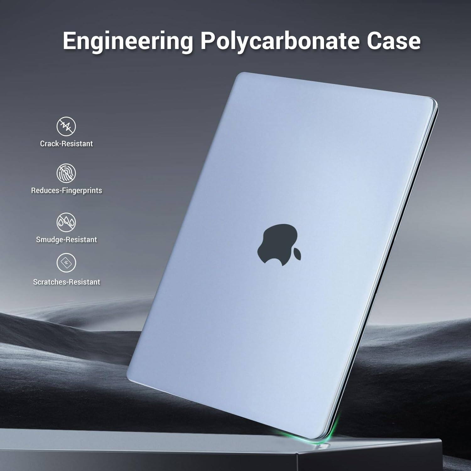 Engineering Polycarbonate Case  
- Crack-Resistant  
- Reduces Fingerprints  
- Smudge-Resistant  
- Scratches-Resistant