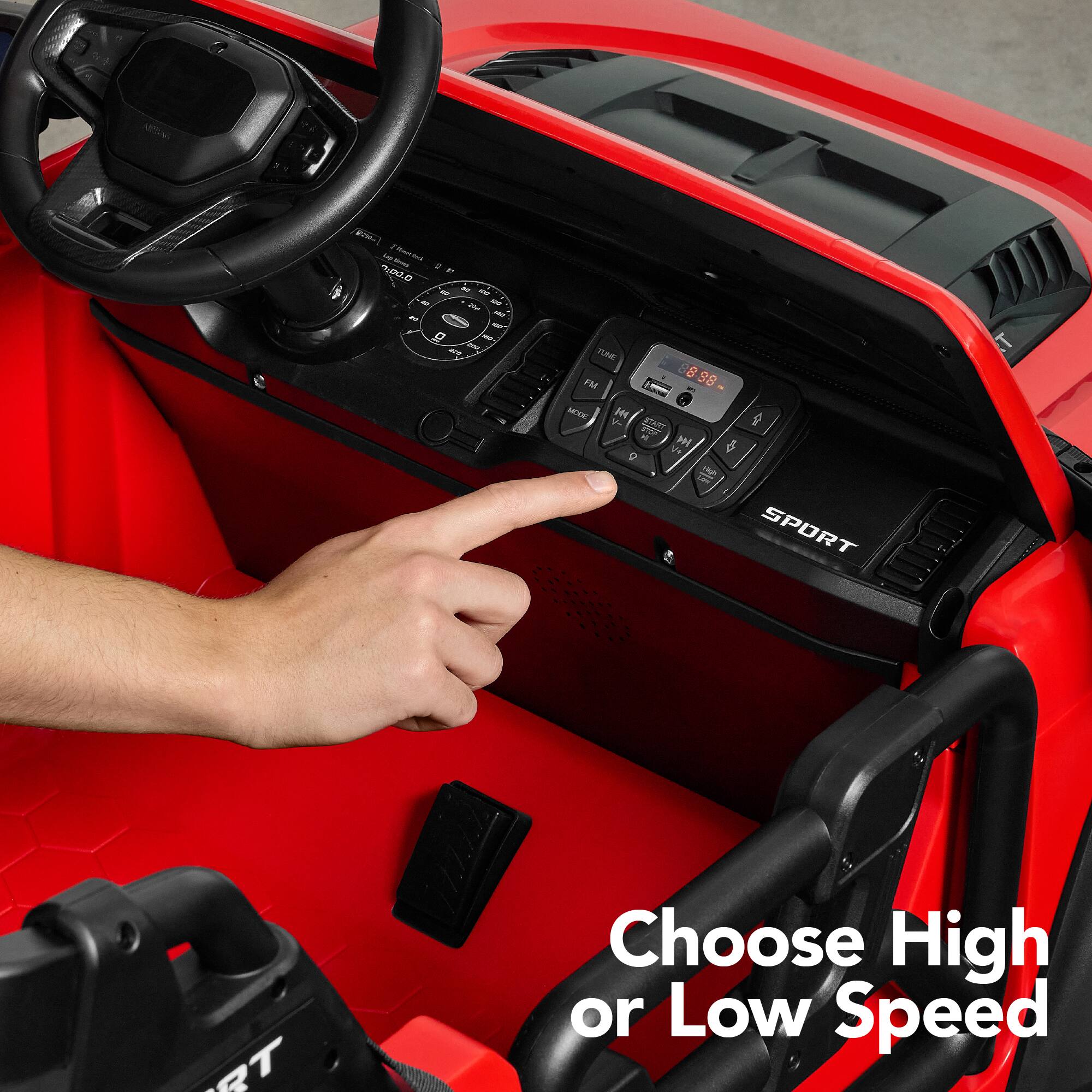 Choose High or Low Speed