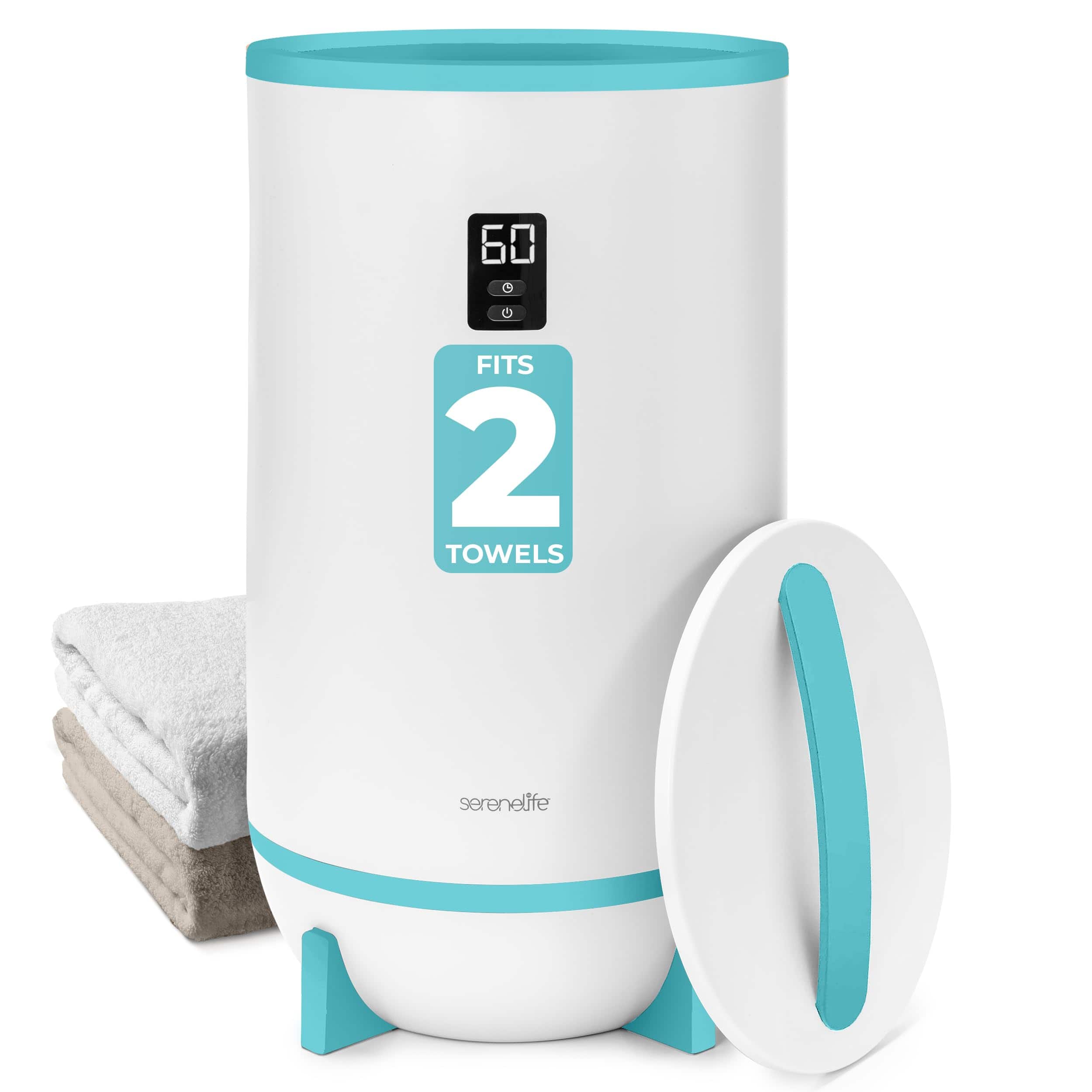 SereneLife - Towel Warmer Bucket, with Customized - Blue