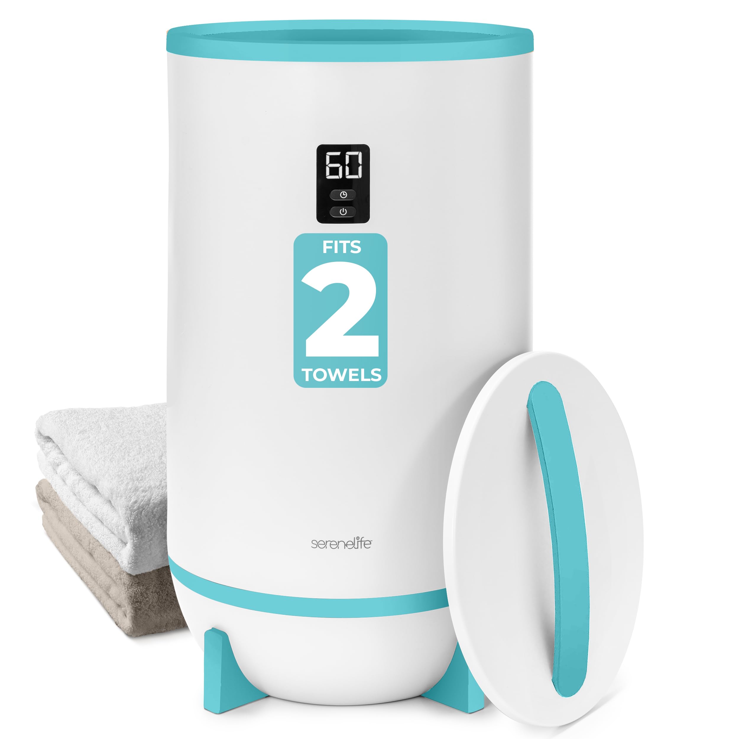 60°C  
FITS 2 TOWELS  
serenelife