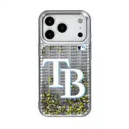 Keyscaper - MLB - Tampa Bay Rays iPhone Text Backdrop Design Case - 15 - Multicolor