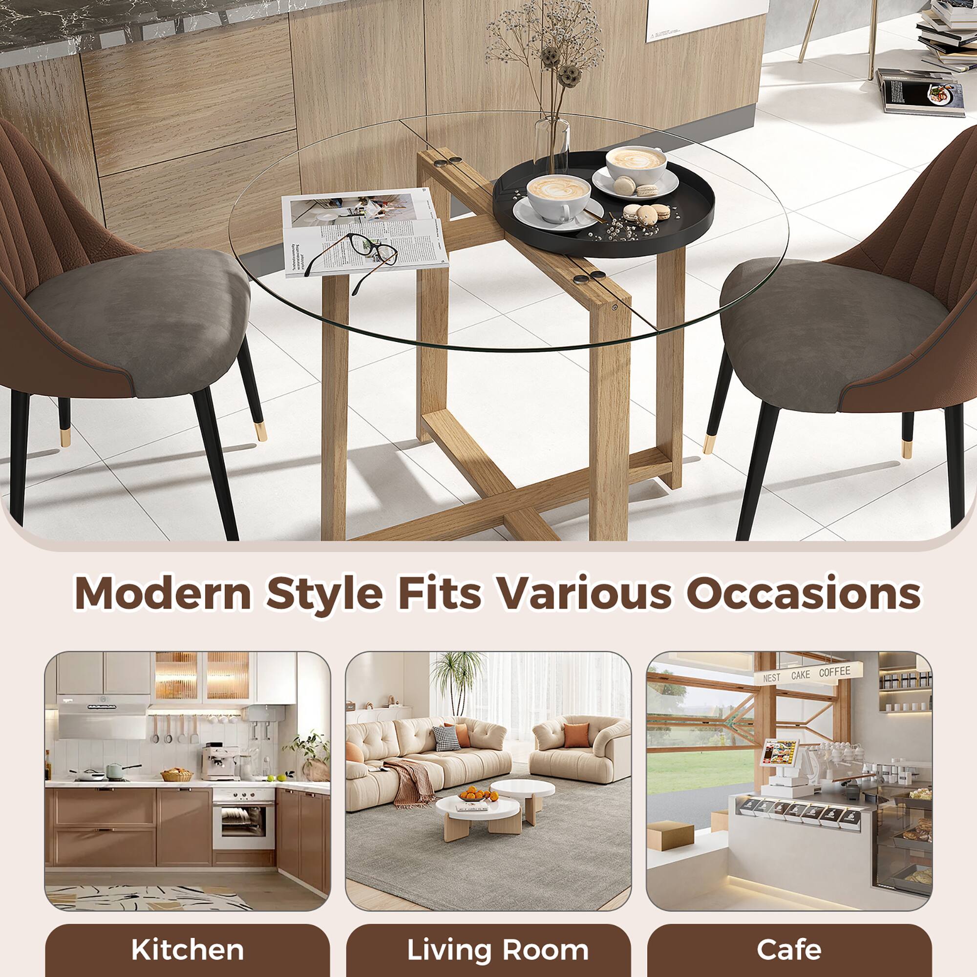 Modern Style Fits Various Occasions

Kitchen  
Living Room  
Cafe
