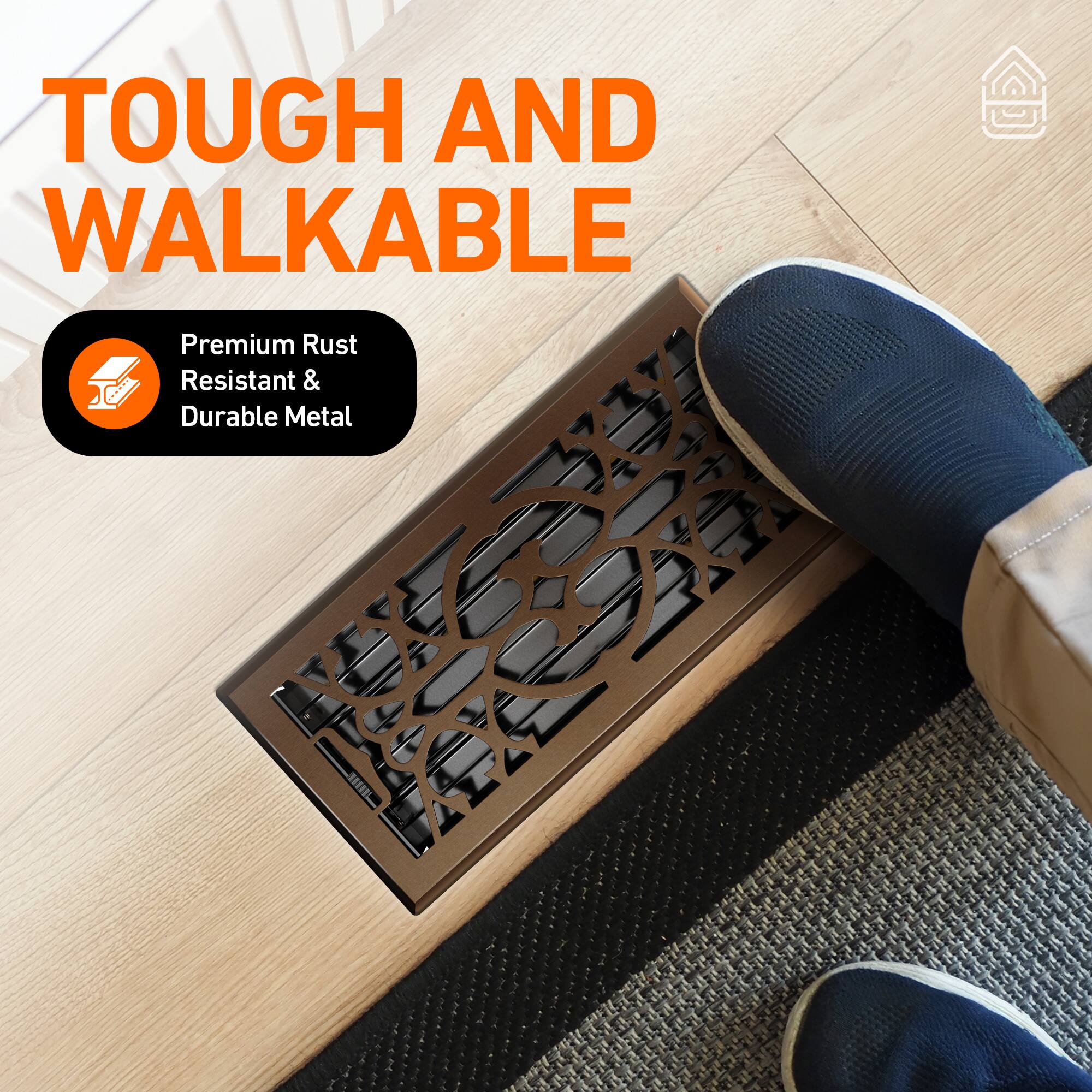 TOUGH AND WALKABLE

Premium Rust Resistant & Durable Metal