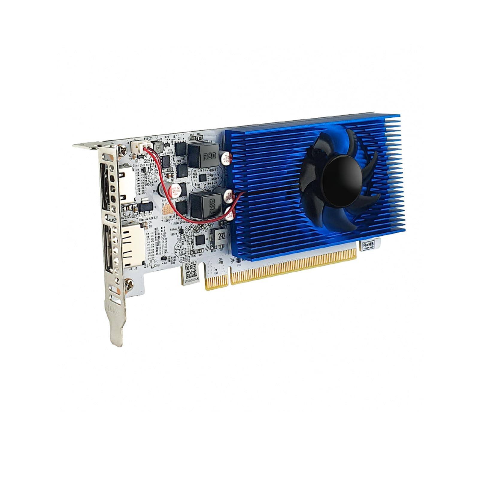 Dazzling Pops - GT 1030 Graphics Card Low Profile Graphics Card GDDR5 PCI e 3.0 Compatible HDMI Display 2 Monitor Video