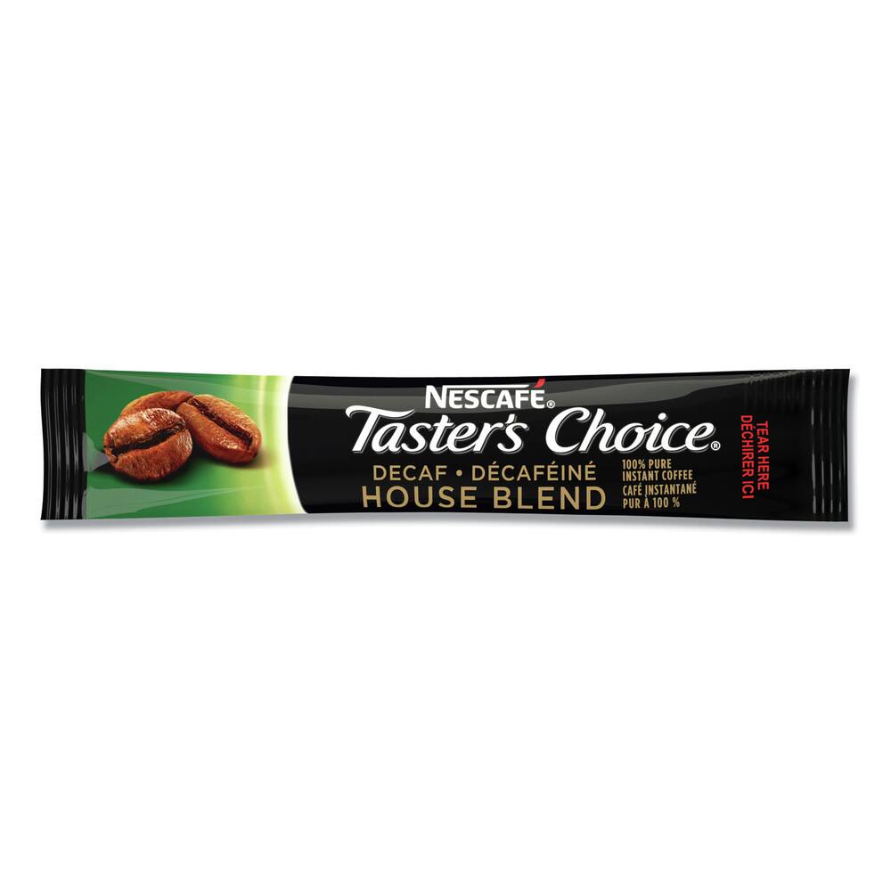 NESCAFE Taster's Choice  
DECAF • DÉCAFÉINE  
HOUSE BLEND  
100% PURE INSTANT COFFEE  
CAFÉ INSTANTANÉ PUR A 100%